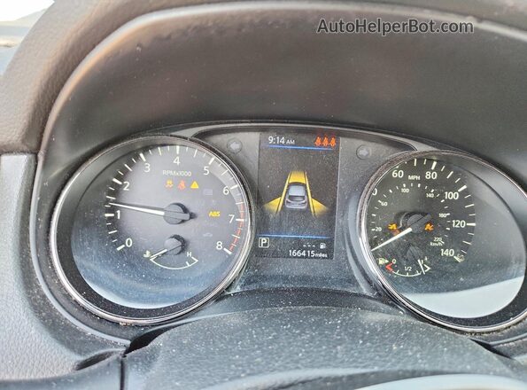 JN1BJ1AV1MW303834 2021 NISSAN ROGUE Silver Вид щитка приладів