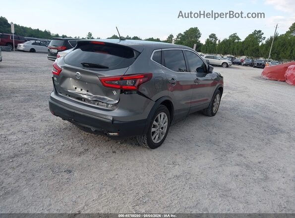 JN1BJ1AV2MW566284 2021 NISSAN ROGUE Серый Задняя правая четверть