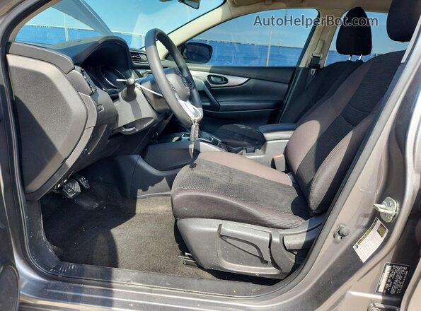 JN1BJ1AV3MW301339 2021 NISSAN ROGUE Gray Вид салону спереду