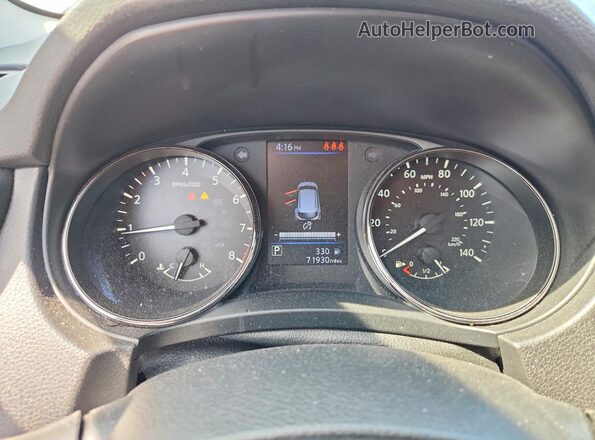JN1BJ1AV3MW301339 2021 NISSAN ROGUE Gray Вид щитка приладів
