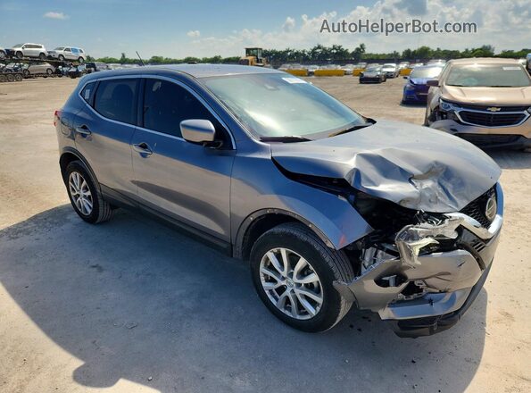 JN1BJ1AV3MW301339 2021 NISSAN ROGUE Gray Передня права чверть