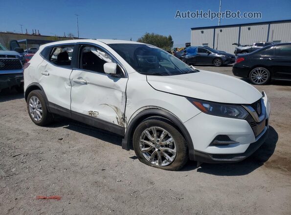 JN1BJ1AV3MW301342 2021 NISSAN ROGUE Белый Передняя правая четверть