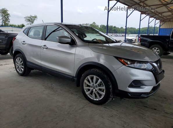 JN1BJ1AV4MW318246 2021 NISSAN ROGUE Серебряный Передняя правая четверть
