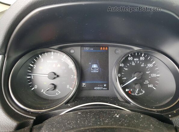JN1BJ1AV4MW318246 2021 NISSAN ROGUE Серебряный Вид щитка приборов