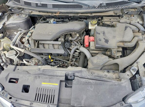 JN1BJ1AV4NW582147 2022 NISSAN ROGUE Silver Engine compartment view