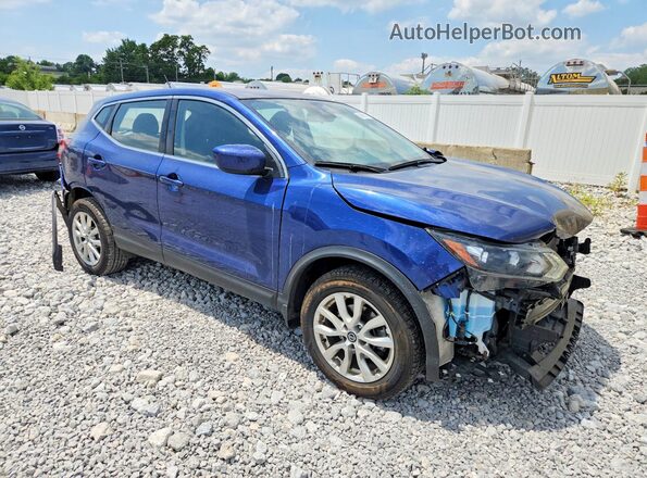 JN1BJ1AV7MW303577 2021 NISSAN ROGUE Blue წინა მარჯვენა