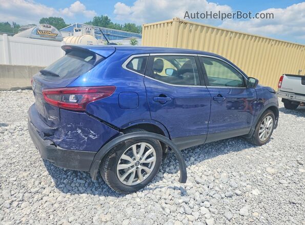 JN1BJ1AV7MW303577 2021 NISSAN ROGUE Blue უკანა მარჯვენა