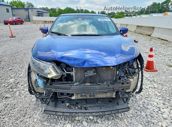 JN1BJ1AV7MW303577 2021 NISSAN ROGUE Blue წინა ხედი