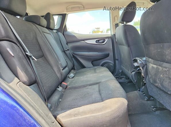 JN1BJ1AV7MW303577 2021 NISSAN ROGUE Blue უკანა სალონის ხედი