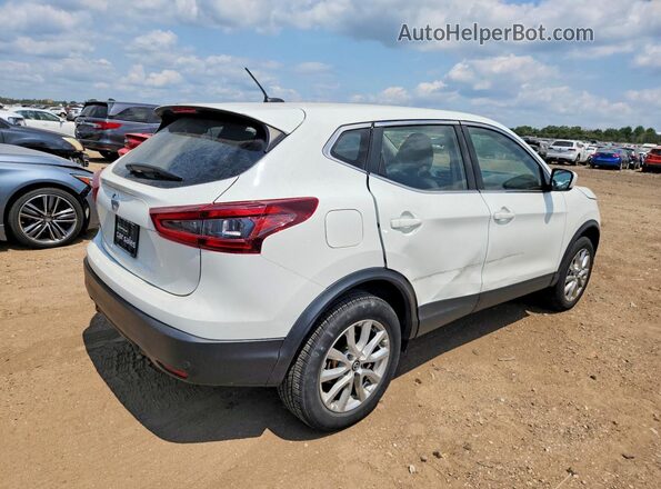 JN1BJ1AV8MW300543 2021 NISSAN ROGUE Белый Задняя правая четверть