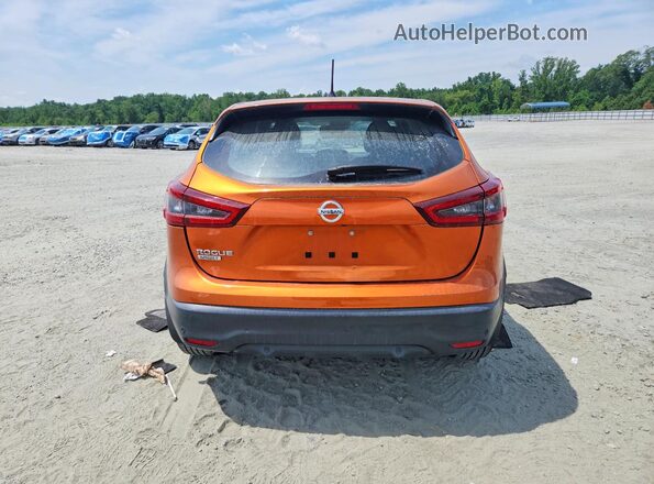 JN1BJ1AV8MW317360 2021 NISSAN ROGUE Orange Widok z tyłu