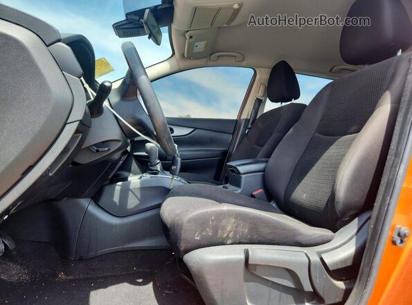 JN1BJ1AV8MW317360 2021 NISSAN ROGUE Orange Widok wnętrza z przodu