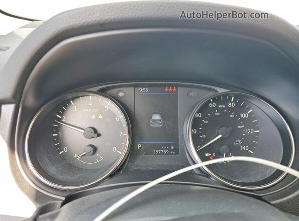 JN1BJ1AV9MW306335 2021 NISSAN ROGUE Gray ხელსაწყოთა პანელის ხედი