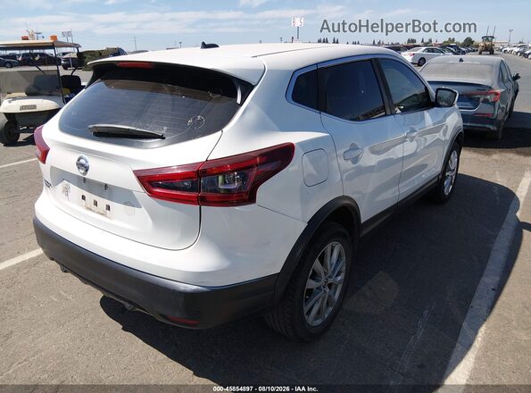 JN1BJ1AV9MW312832 2021 NISSAN ROGUE Белый Задняя правая четверть