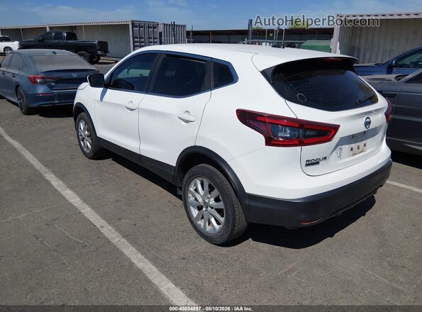 JN1BJ1AV9MW312832 2021 NISSAN ROGUE Белый Задняя левая четверть