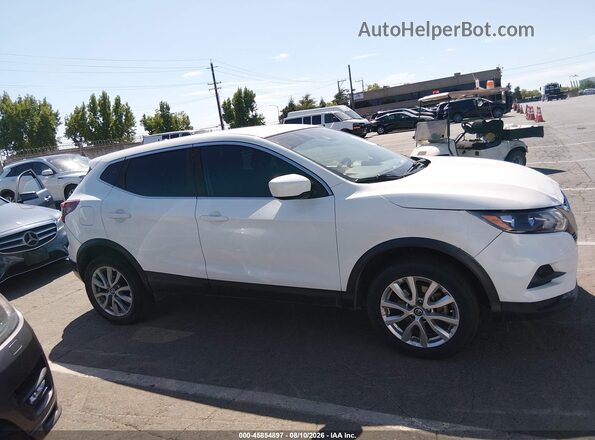 JN1BJ1AV9MW312832 2021 NISSAN ROGUE Белый Вид задней части салона