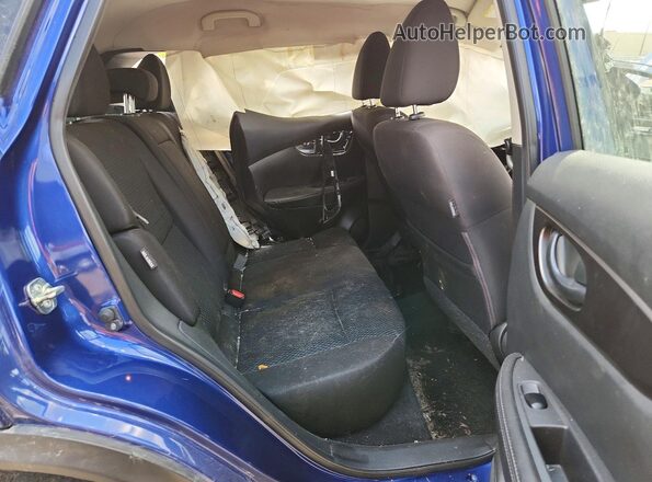 JN1BJ1AV9NW345332 2022 NISSAN ROGUE Blue Սալոնի հետևի տեսք