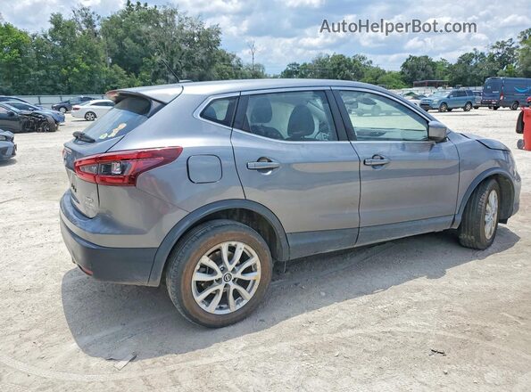 JN1BJ1AW0MW662438 2021 NISSAN ROGUE Gray Trasero derecho