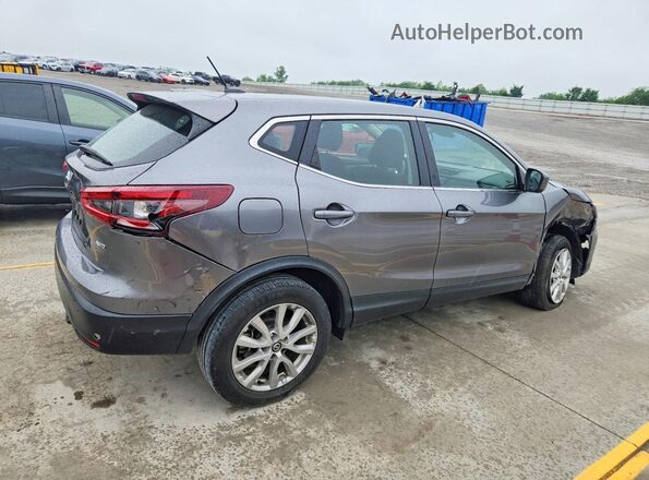 JN1BJ1AW1MW425635 2021 NISSAN ROGUE Gray Trasero derecho