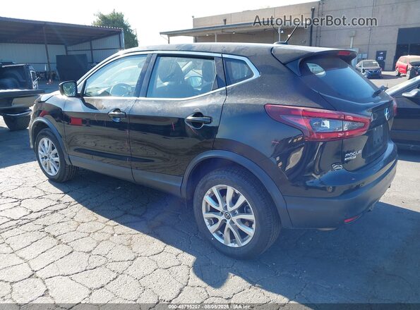 JN1BJ1AW2MW421884 2021 NISSAN ROGUE Black Trasero izquierdo