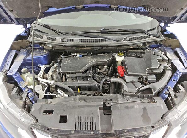 JN1BJ1AW6MW438266 2021 NISSAN ROGUE Blue ძრავის განყოფილების ხედი