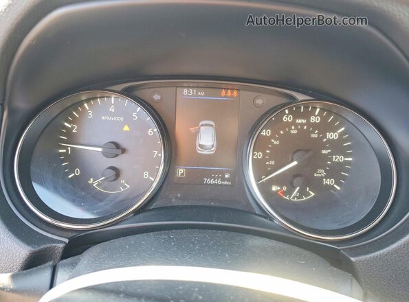 JN1BJ1AW6MW439384 2021 NISSAN ROGUE White Vista del cuadro de instrumentos