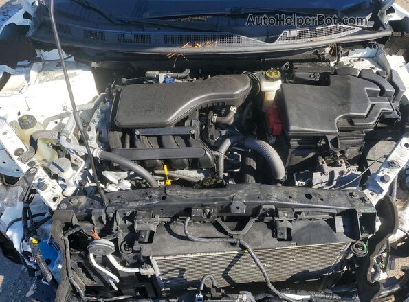 JN1BJ1AW6MW439384 2021 NISSAN ROGUE White Vista del compartimento del motor