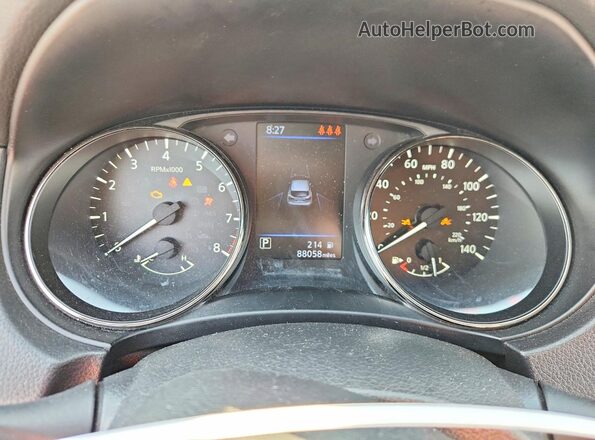 JN1BJ1AW8MW668228 2021 NISSAN ROGUE Silver Սարքավորումների վահանակի տեսք