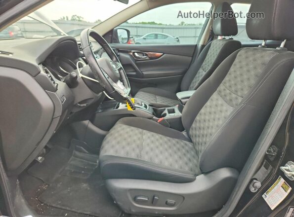 JN1BJ1BV1MW567764 2021 NISSAN ROGUE Черный Вид салона спереди