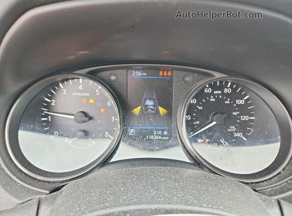 JN1BJ1BV1MW567764 2021 NISSAN ROGUE Черный Вид щитка приборов