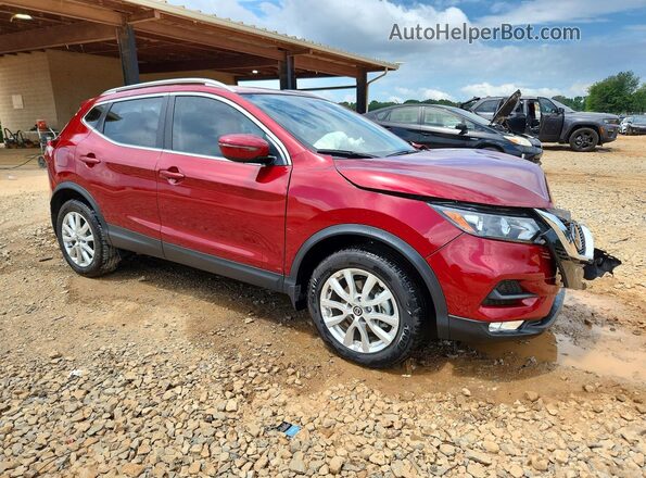 JN1BJ1BV9MW322243 2021 NISSAN ROGUE Red წინა მარჯვენა