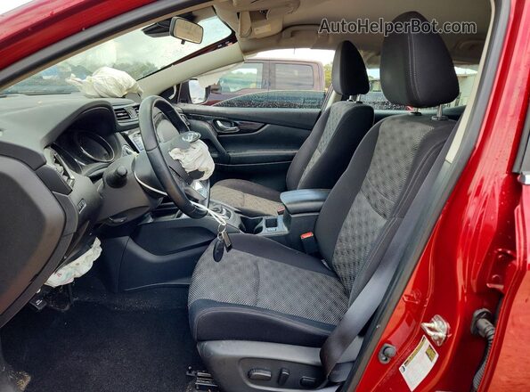 JN1BJ1BV9MW322243 2021 NISSAN ROGUE Red წინა სალონის ხედი