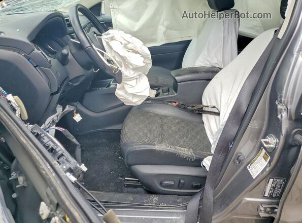 JN1BJ1BW0NW487589 2022 NISSAN ROGUE Gray Вид салону спереду