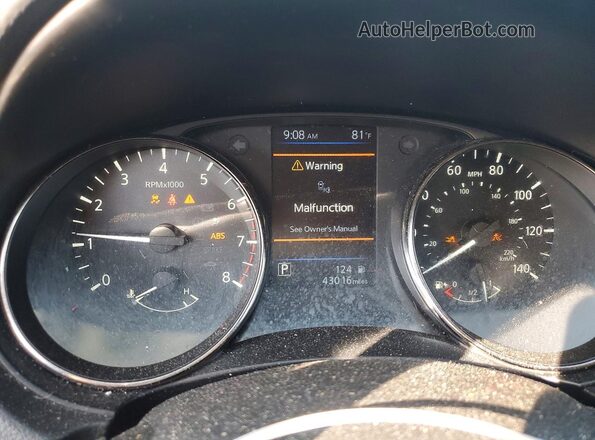 JN1BJ1BW2MW669616 2021 NISSAN ROGUE Charcoal Вид щитка приладів
