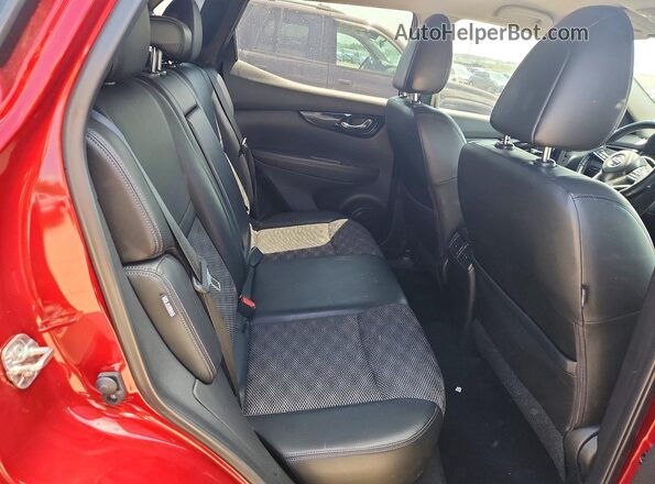 JN1BJ1BW4MW441830 2021 NISSAN ROGUE Red Rear seats view