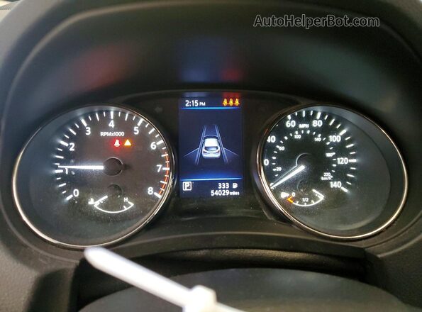 JN1BJ1BW5MW429461 2021 NISSAN ROGUE Green Instrument cluster view