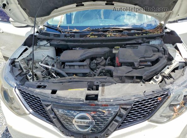 JN1BJ1CP1KW213627 2019 NISSAN ROGUE White Vista del compartimento del motor