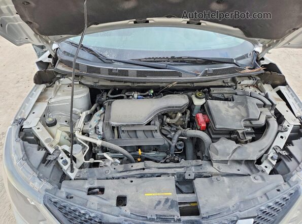 JN1BJ1CP2HW004079 2017 NISSAN ROGUE Silver უკანა სალონის ხედი