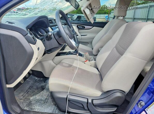 JN1BJ1CP2JW194228 2018 NISSAN ROGUE Blue Սալոնի դիմացի տեսք