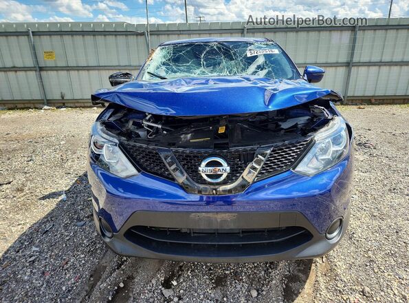 JN1BJ1CP2JW194228 2018 NISSAN ROGUE Blue Դիմացի տեսք