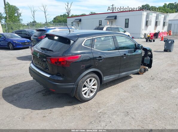 JN1BJ1CP2JW196898 2018 NISSAN ROGUE Черный Задняя правая четверть
