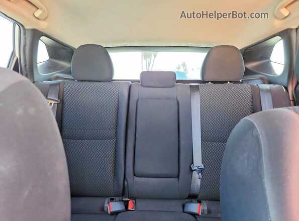 JN1BJ1CP2KW212292 2019 NISSAN ROGUE Silver Vista de los asientos traseros