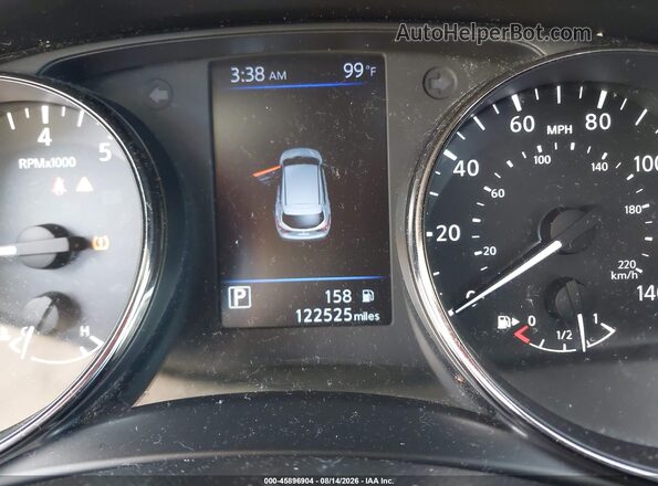 JN1BJ1CP2KW221302 2019 NISSAN ROGUE White უკანა სავარძლების ხედი