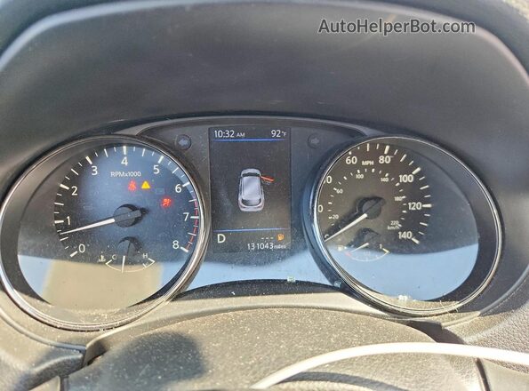 JN1BJ1CP2KW527206 2019 NISSAN ROGUE Black Սարքավորումների վահանակի տեսք