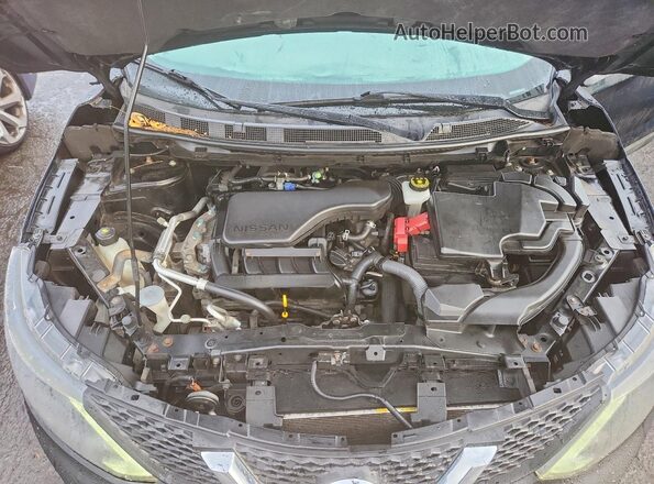 JN1BJ1CP3HW010652 2017 NISSAN ROGUE Black Widok wnętrza z tyłu
