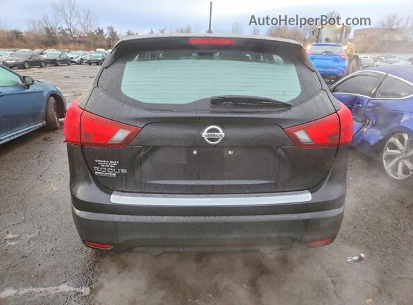 JN1BJ1CP3HW010652 2017 NISSAN ROGUE Black Widok z tyłu