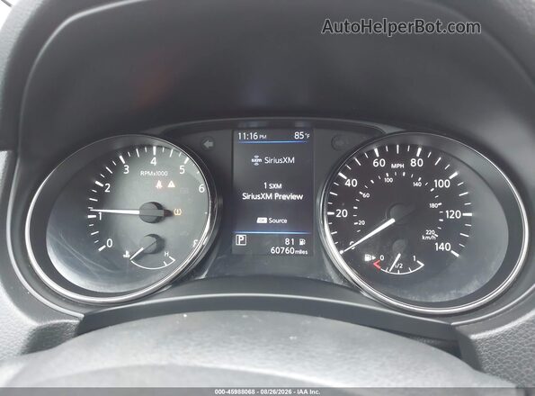 JN1BJ1CP3KW229358 2019 NISSAN ROGUE Gray Հետևի նստատեղերի տեսք