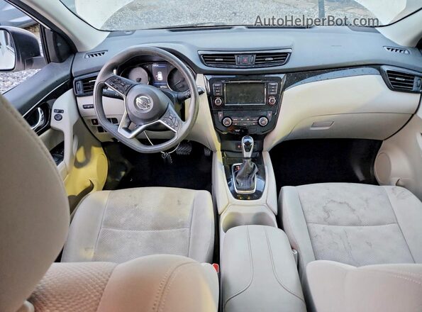 JN1BJ1CP3KW234575 2019 NISSAN ROGUE Белый Вид панели приборов