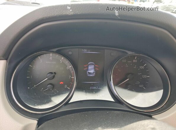 JN1BJ1CP4JW101564 2018 NISSAN ROGUE Silver Вид щитка приладів