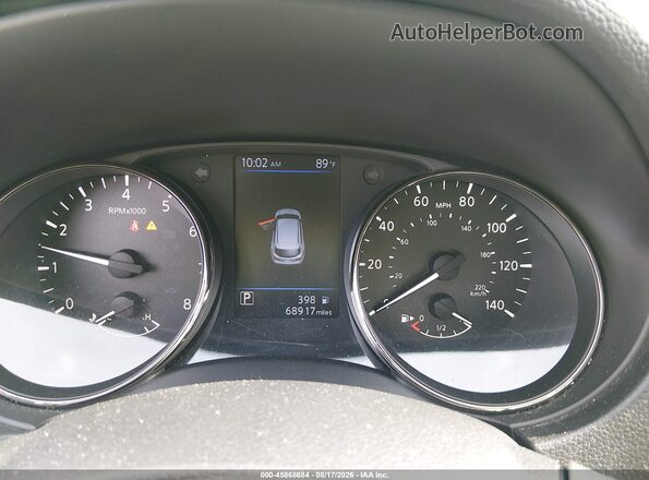 JN1BJ1CP4KW221771 2019 NISSAN ROGUE White Вид задніх сидінь